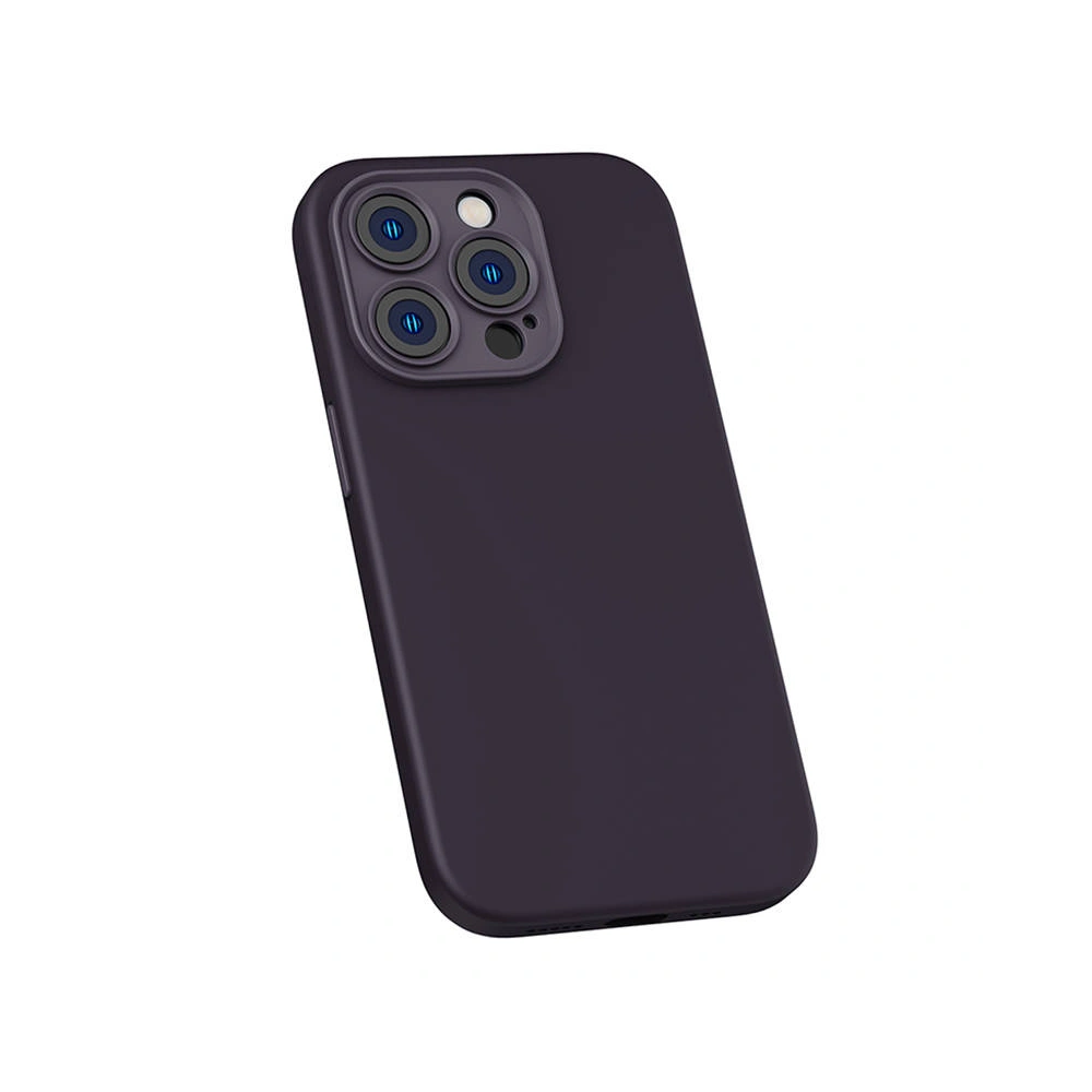 Zestaw etui + szkło Baseus Liquid Silica Gel Apple iPhone 14 Pro Max (fioletowe)