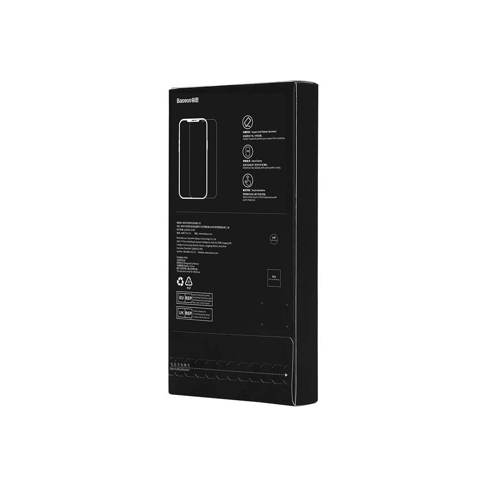 Szkło hartowane Baseus Crystal 0.3mm Apple iPhone 11/XR [2 PACK]