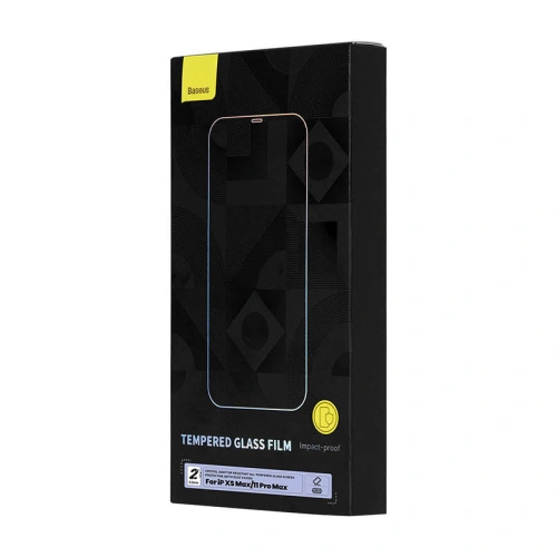Kup Szkło hartowane Baseus Crystal 0.3mm Apple iPhone 11 Pro Max/XS Max [2 PACK] - BSU3960 - {ean13} - Sklep Home Screen