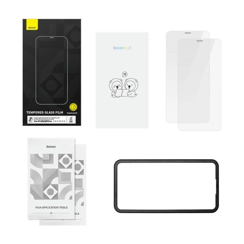 Kup Gehärtetes Glas Baseus Crystal 0.3mm Apple iPhone 11 Pro/XS/X [2 PACK] - BSU3961 - {ean13} - Sklep Home Screen