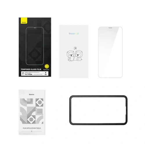 Kup Sticlă temperată Baseus Corning 0.4mm Apple iPhone 11/XR [2 PACK] - BSU3964 - {ean13} - Sklep Home Screen