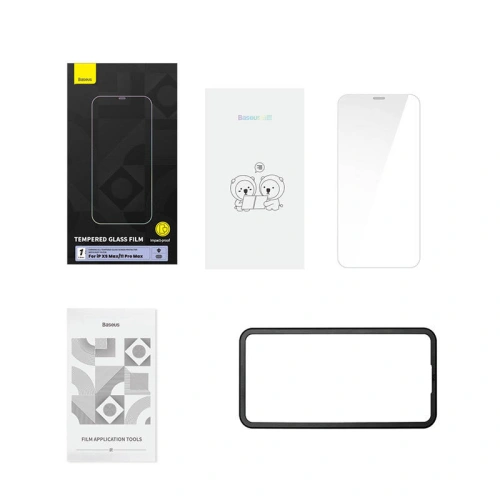 Kup Sticlă temperată Baseus Corning 0.4mm Apple iPhone 11 Pro Max/XS Max [2 PACK] - BSU3965 - {ean13} - Sklep Home Screen