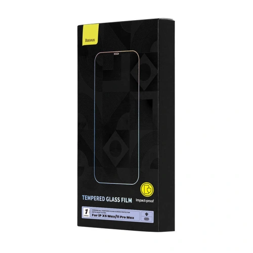 Kup Sticlă temperată Baseus Corning 0.4mm Apple iPhone 11 Pro Max/XS Max [2 PACK] - BSU3965 - {ean13} - Sklep Home Screen