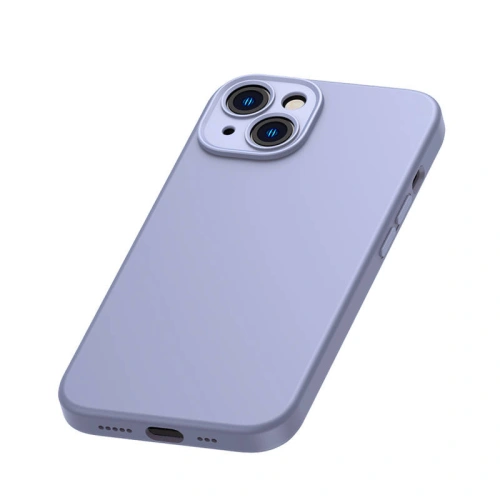 Buy Baseus Liquid Silica Gel Case + Glass Apple iPhone 14 Plus / 15 Plus (lavender) - BSU3967 - {ean13} - Home Screen Store Europe