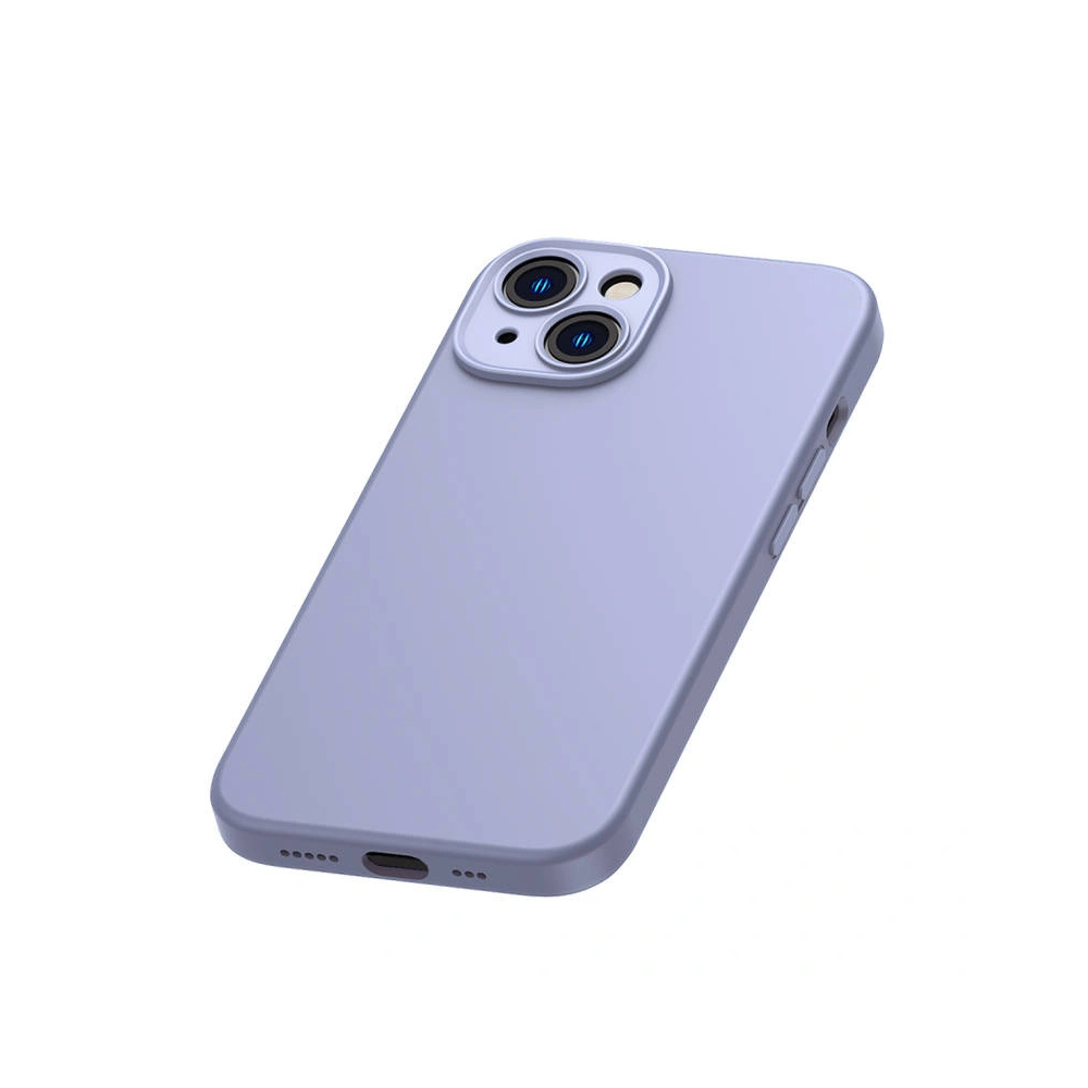 Zestaw etui + szkło Baseus Liquid Silica Gel Apple iPhone 14 Plus / 15 Plus (lawendowe)
