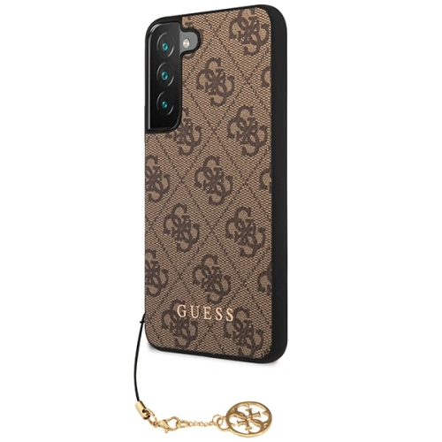 Kup Etui Guess GUHCS23SGF4GBR Samsung Galaxy S23 brązowy/brown hardcase 4G Charms Collection - GUE2365 - {ean13} - Sklep Home Screen