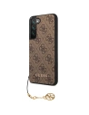 Kup Etui Guess GUHCS23SGF4GBR Samsung Galaxy S23 brązowy/brown hardcase 4G Charms Collection - GUE2365 - {ean13} - Sklep Home Screen