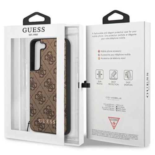 Kup Etui Guess GUHCS23SGF4GBR Samsung Galaxy S23 hnědý/brown hardcase 4G Charms Collection - GUE2365 - {ean13} - Sklep Home Screen