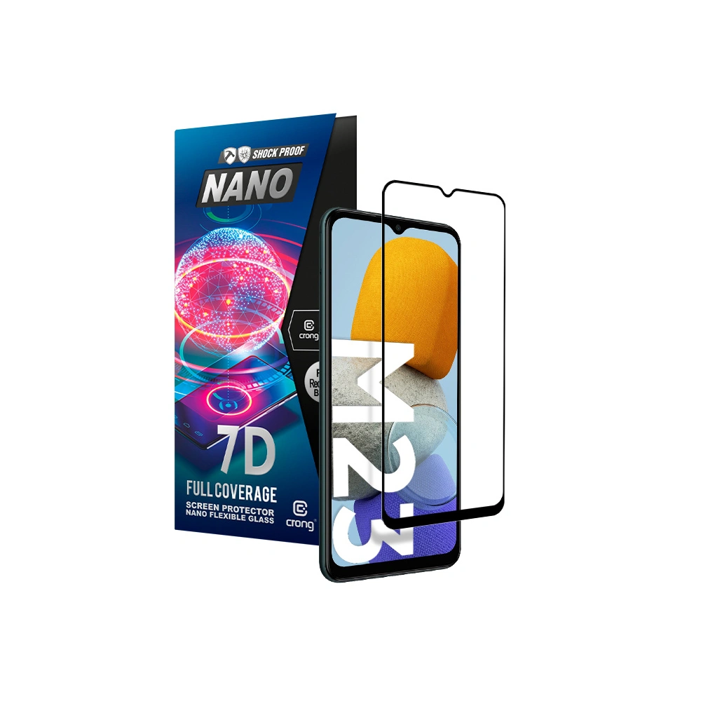Szkło hybrydowe Crong 7D Nano Flexible Glass Samsung Galaxy M23 5G