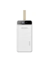 [OUTLET] Powerbank Dudao 30000mAh 3xUSB lampka LED biały (K8s+)