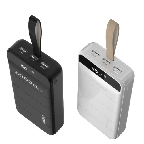 Kup [OUTLET] Powerbank Dudao 30000mAh 3xUSB lampka LED biały (K8s+) - OT-426 - {ean13} - Sklep Home Screen