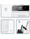 Kup [OUTLET] Powerbank Dudao 30000mAh 3xUSB lampka LED biały (K8s+) - OT-426 - {ean13} - Sklep Home Screen