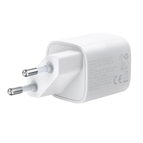 Buy Choetech PD5006 Wall Charger, 33W (white) - CHT15 - {ean13} - Home Screen Store Europe