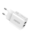 Încărcător de rețea Choetech C0030, 2A, 2xUSB (alb)