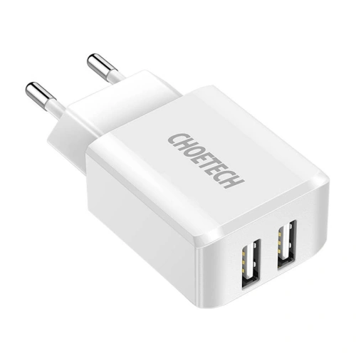 Kup Încărcător de rețea Choetech C0030, 2A, 2xUSB (alb) - CHT20 - {ean13} - Sklep Home Screen