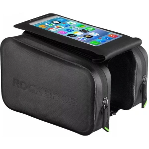 Buy Bicycle Bag with phone holder Rockbros AS-006BK (black) - RBS1 - {ean13} - Home Screen Store Europe