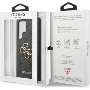 Kup Etui Guess GUHCS23L4GMGGR Samsung Galaxy S23 Ultra šedé/grey hardcase 4G Big Metal Logo - GUE2366 - {ean13} - Sklep Home Screen