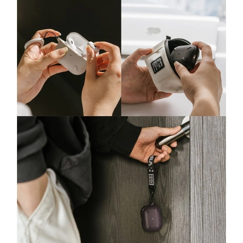 Kup Etui Ringke Onyx Apple AirPods Pro 2/1 Warm Grey - RGK1741 - {ean13} - Sklep Home Screen