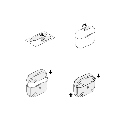 Kup Etui Ringke Onyx Apple AirPods Pro 2/1 Warm Grey - RGK1741 - {ean13} - Sklep Home Screen