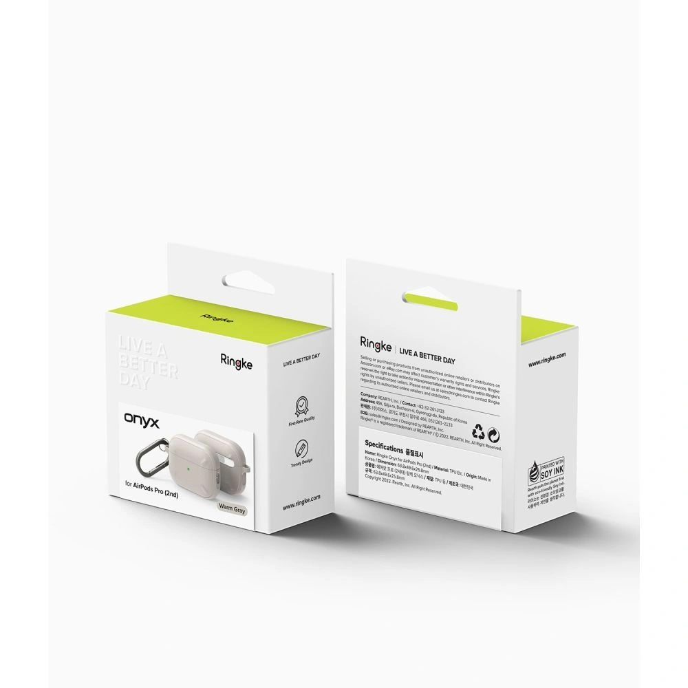 Etui Ringke Onyx Apple AirPods Pro 2/1 Warm Grey