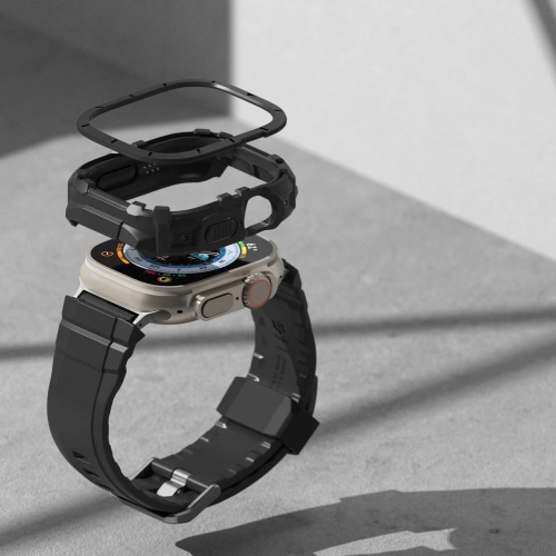 Kup Etui + pánt Ringke Fusion X Guard Apple Watch Ultra 49mm Fekete - RGK1742 - {ean13} - Sklep Home Screen