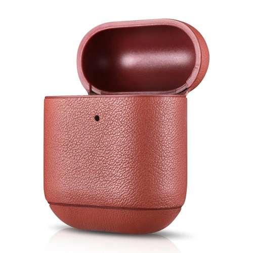 Kup Etui iCarer bőr Nappa Apple AirPods 2/1 piros - ICR253 - {ean13} - Sklep Home Screen