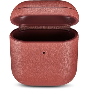 Kup Etui iCarer Leather Nappa Apple AirPods 2/1 czerwony - ICR253 - {ean13} - Sklep Home Screen