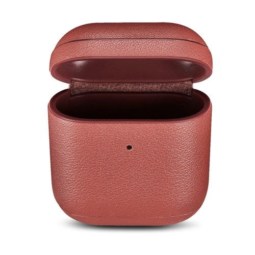 Kup Etui iCarer bőr Nappa Apple AirPods 2/1 piros - ICR253 - {ean13} - Sklep Home Screen