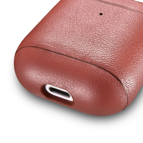 Kup Etui iCarer bőr Nappa Apple AirPods 2/1 piros - ICR253 - {ean13} - Sklep Home Screen