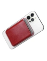 Kartenetui MagSafe iCarer Leder rot