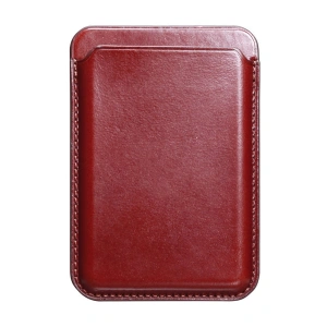 Buy iCarer MagSafe Card Wallet Leather red - ICR255 - {ean13} - Home Screen Store Europe