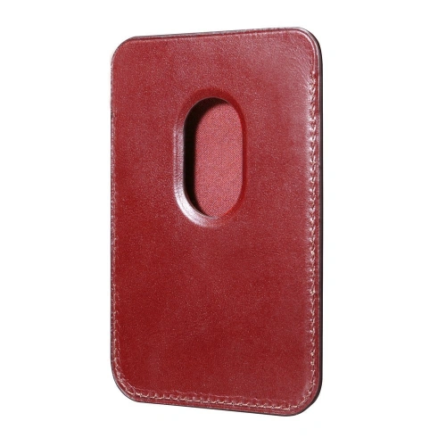 Kup Kartenetui MagSafe iCarer Leder rot - ICR255 - {ean13} - Sklep Home Screen