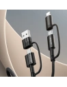 Kup Cablu Joyroom 4w1 USB-C/USB-A - USB-C/Lithtning Quick Charge Power Delivery 3 A 60 W 1,2 m negru (S-1230G3) - JYR557 - {ean13} - Sklep Home Screen