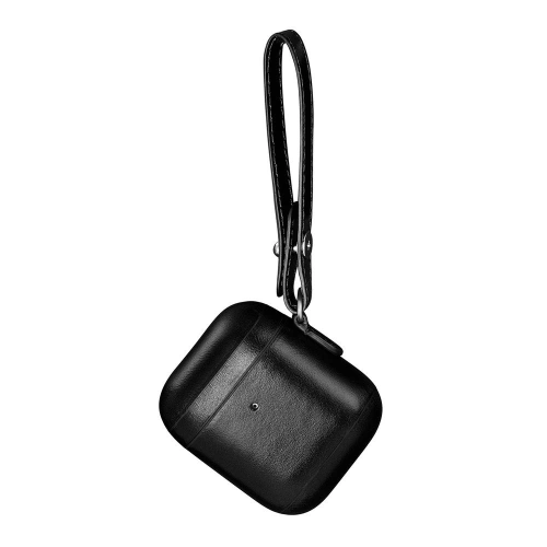 Kup Case iCarer Leder Vintage Apple AirPods 2/1 + schwarzes Band - ICR257 - {ean13} - Sklep Home Screen