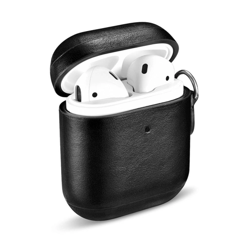 Kup Case iCarer Leder Vintage Apple AirPods 2/1 + schwarzes Band - ICR257 - {ean13} - Sklep Home Screen