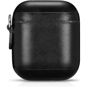 Kup Etui iCarer Leather Vintage Apple AirPods 2/1 + pasek czarny - ICR257 - {ean13} - Sklep Home Screen