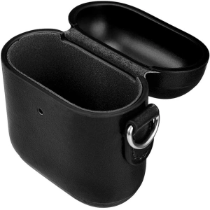 Kup Etui iCarer Leather Vintage Apple AirPods 2/1 + pasek czarny - ICR257 - {ean13} - Sklep Home Screen