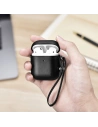Kup Case iCarer Leder Vintage Apple AirPods 2/1 + schwarzes Band - ICR257 - {ean13} - Sklep Home Screen