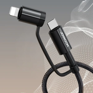 Buy Joyroom 4in1 USB-C/USB-A - USB-C/Lithtning Cable Quick Charge Power Delivery 3 A 60 W 1,8 m green (S-1830G3) - JYR560 - {ean13} - Home Screen Store Europe