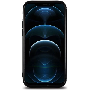 Kup Etui iCarer Leather Oil Wax Apple iPhone 12 Pro Max czarny - ICR258 - {ean13} - Sklep Home Screen