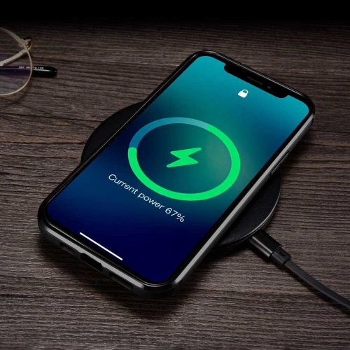 Kup Etui iCarer bőr olaj viasz Apple iPhone 12 Pro Max fekete - ICR258 - {ean13} - Sklep Home Screen