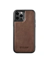 Case iCarer Lederölwachs für Apple iPhone 12/12 Pro braun