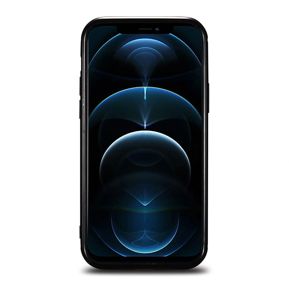 Etui iCarer Leather Oil Wax Apple iPhone 12/12 Pro brązowy