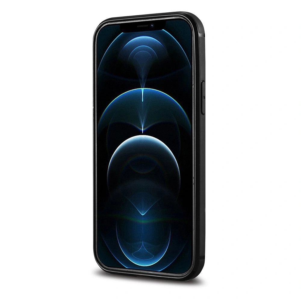 Etui iCarer Leather Oil Wax Apple iPhone 12/12 Pro brązowy