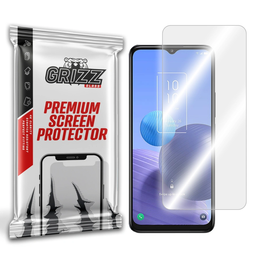 Szkło hybrydowe GrizzGlass HybridGlass do TCL 408