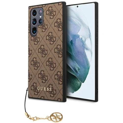 Kup Etui Guess GUHCS23LGF4GBR Samsung Galaxy S23 Ultra hnědý/brown hardcase 4G Charms Collection - GUE2367 - {ean13} - Sklep Home Screen