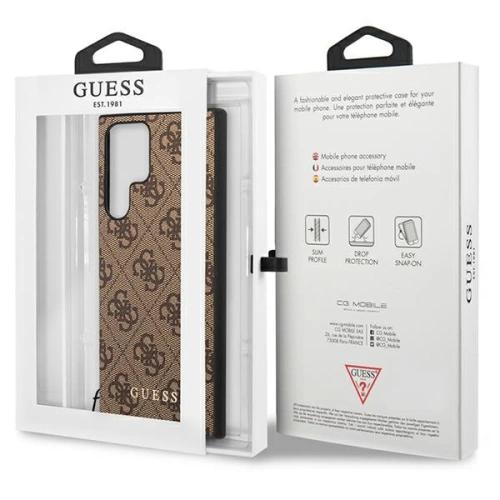 Kup Etui Guess GUHCS23LGF4GBR Samsung Galaxy S23 Ultra hnědý/brown hardcase 4G Charms Collection - GUE2367 - {ean13} - Sklep Home Screen