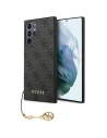 Etui Guess GUHCS23LGF4GGR Samsung Galaxy S23 Ultra szary/grey hardcase 4G Charms Collection