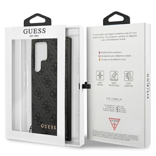 Kup Etui Guess GUHCS23LGF4GGR Samsung Galaxy S23 Ultra gri/grey hardcase 4G Charms Collection - GUE2368 - {ean13} - Sklep Home Screen