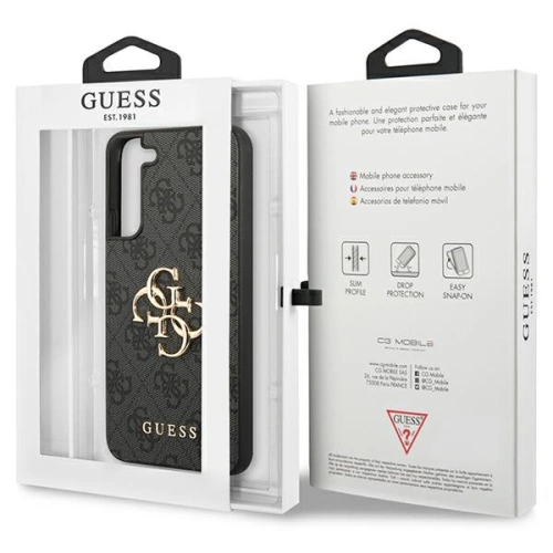 Kup Etui Guess GUHCS23M4GMGGR Samsung Galaxy S23+ Plus šedá/grey hardcase 4G Big Metal Logo - GUE2371 - {ean13} - Sklep Home Screen